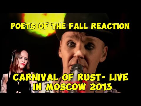 FIRST TIME HEARING I Poets of the Fall (reaction) I Carnival of Rust I Live in Moscow 2013 🔥
