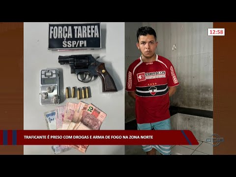 Traficante é preso com drogas e arma de fogo na zona norte 10 11 2022