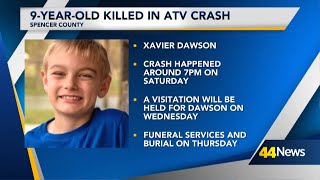 Funeral plans made for 9-year-old killed in Spencer County ATV crash
