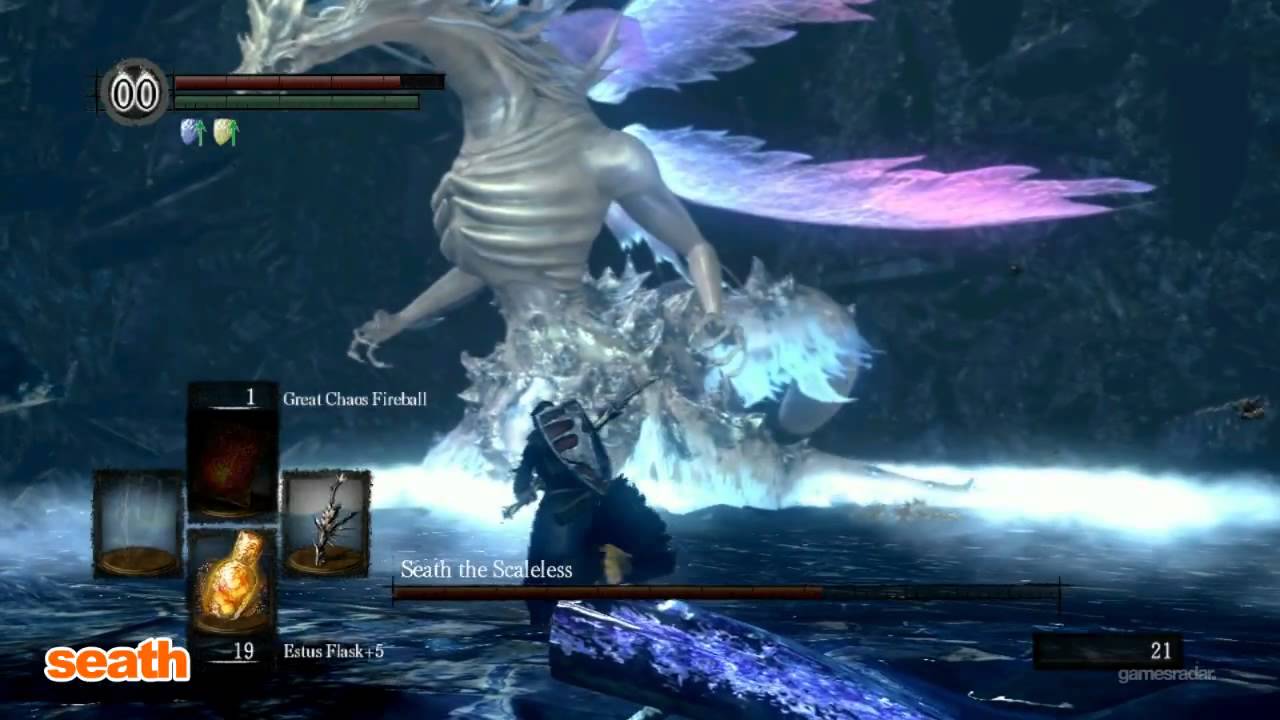 Dark Souls boss - seath - YouTube