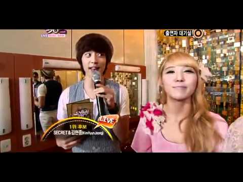 110624 Kim Hyun Joong &  Secret - Back Stage