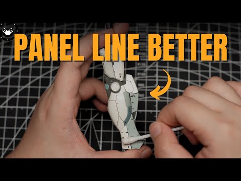 How I PANEL LINE my Gunpla
