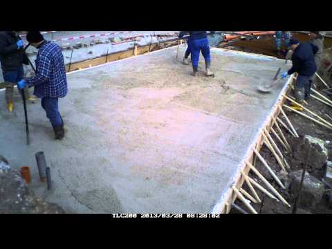 130328 - Garage - Bodenplatte betonieren