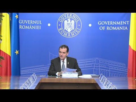 12/13/19: Declarații susținute de premierul Ludovic Orban la începutul ședinței de guvern