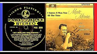 Matt Monro - I Guess It Was You All The Time 'Vinyl'
