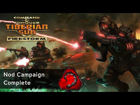 C&C Tiberian Sun: Firestorm - Nod Campaign Complete Walkthrough Full Playthrough Longplay Gameplay