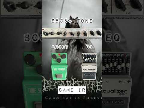 Dialing the Decapitated - Homo Sum guitar tone w Metal Zone and Peavey 6505 💀