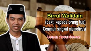 Download lagu Short Sermon on Birrul Walidain (Devotion to Parents) || Ust Abdul Somad mp3