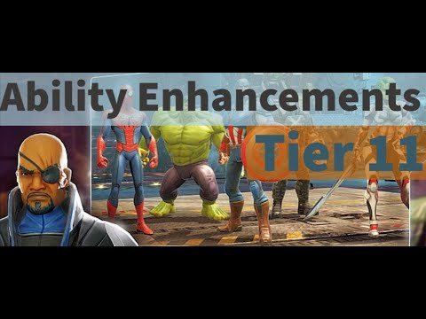 237K Team! Ability Enhancements Challenge Tier 11 Unlock! | Marvel Strike Force - Free to Play