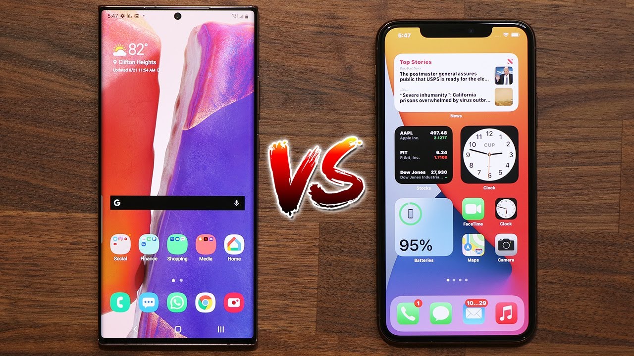 Galaxy Note 20 Ultra vs iPhone 12 Pro Max - Which One Is Better?