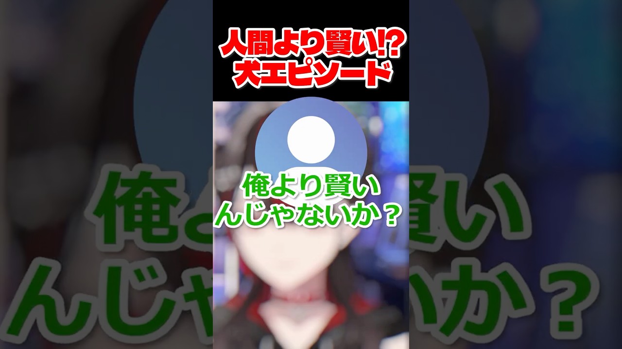 【衝撃】あまりにも賢すぎる…リスナーの愛犬エピソード【#shorts/#Vtuber】