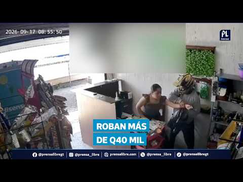 Asalto armado deja más de Q40 mil robados en caja bancaria de San Jacinto
