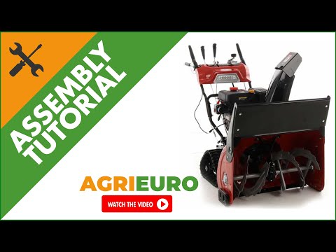 GeoTech STP TEL tracked snow thrower – Loncin engine - Assembly tutorial