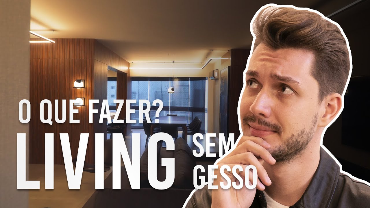 O que fazer em um living sem gesso? - Dicas com Waldir Junior - Curso de Luz