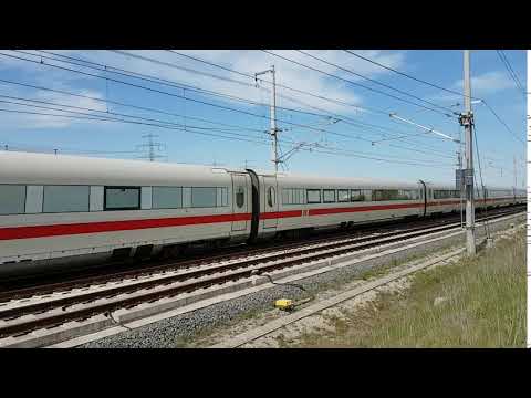 ICE-1 auf der SFS in Richtung Erfurt