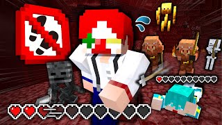 【鬼畜レベルMAX】歩く度にダメージを受ける世界でエンドラ討伐は出来るのか？【マイクラ・マインクラフト】