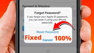 How to Reset Apple ID Password if You Forgot it | iPhone iPad iOS 14 & 15