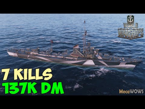 World of WarShips | T-61 | 7 KILLS | 137K Damage - Replay Gameplay 1080p 60 fps
