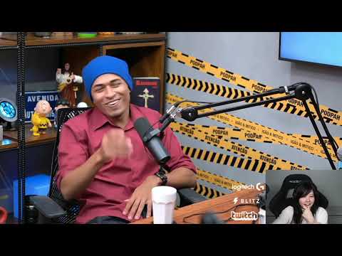 Mayumi reagindo ao mucalol no podpah