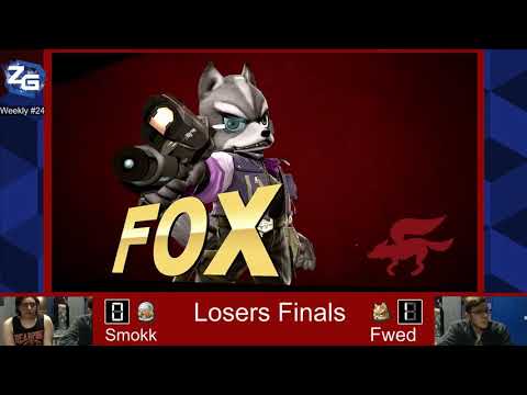 Smash 4 Weekly #24 Smokk vs Fwed Losers Finals