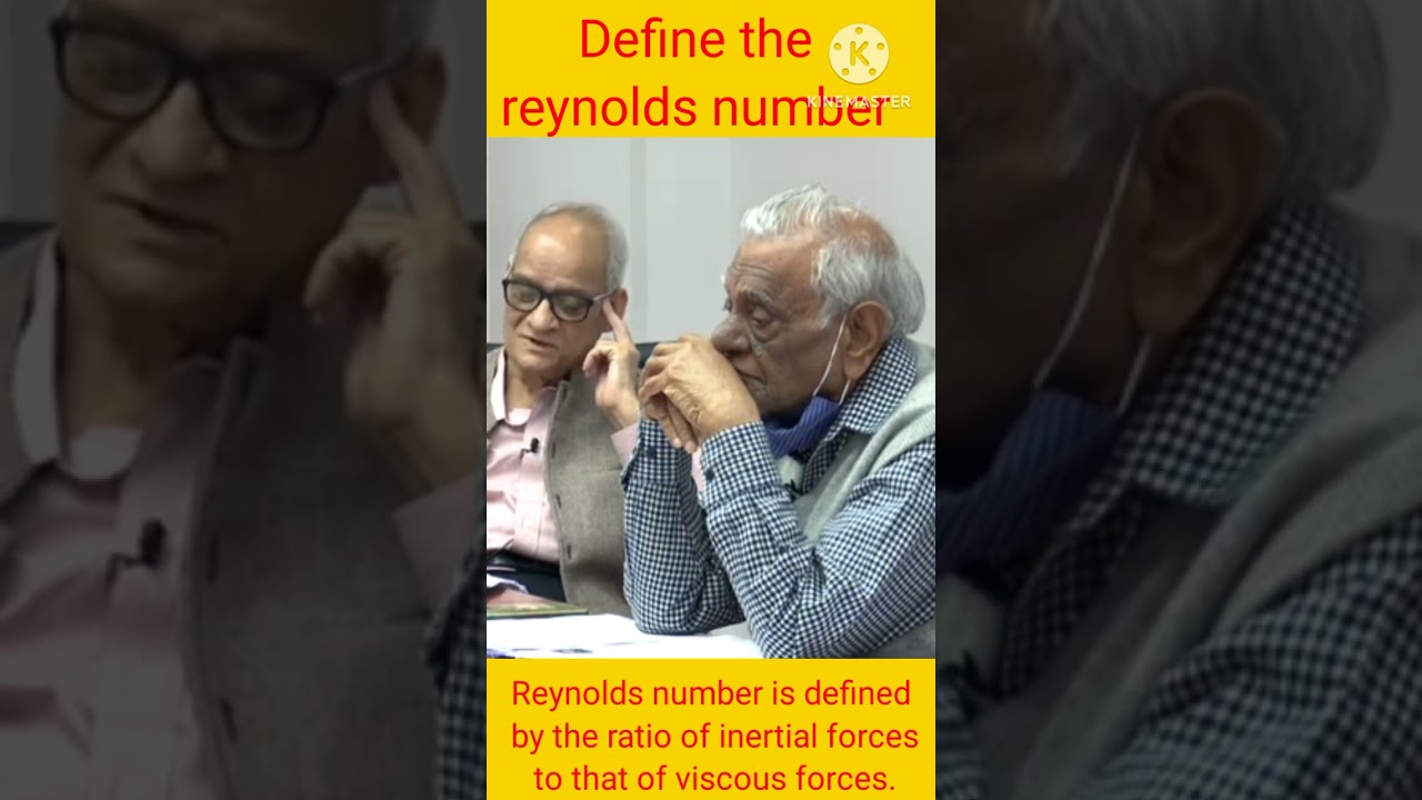 Define the reynolds number best interview mechanical engineering ||#upsc #shorts #video #ese