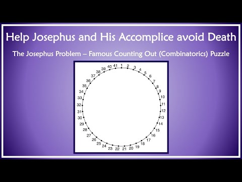 Famous Logic Puzzle - The Josephus Problem - Can You Help Josephus And His Accomplice Avoid Death?