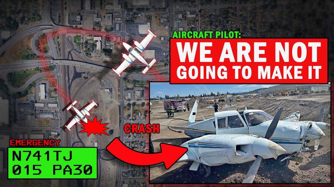 Pilot CRASH LANDS After Engine Failure near Seattle | Both Survived!