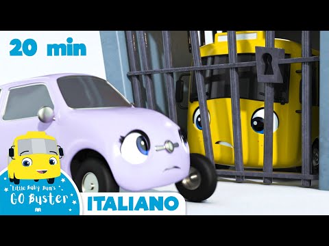 Buster va in prigione +20 min Video per bambini Go Buster Italiano | Moonbug Kids - Cartoni Animati