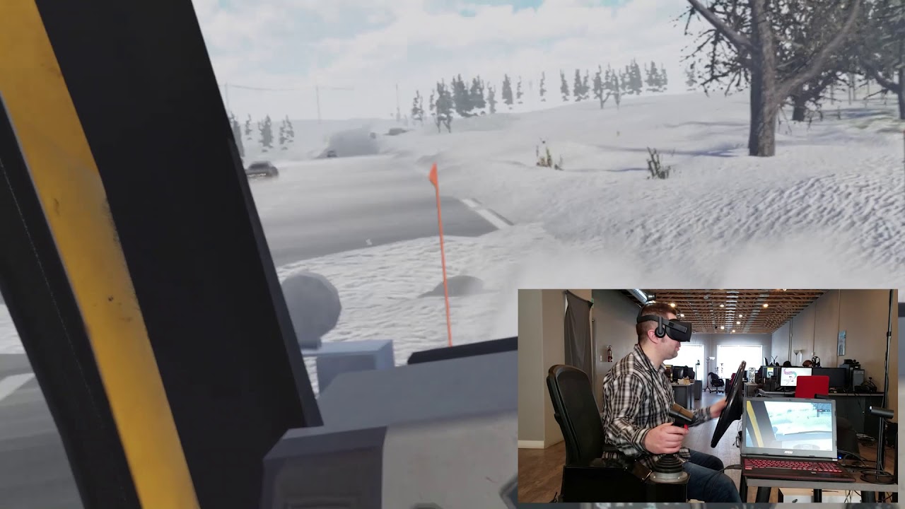 Virtual Reality Snowplow Training — project hero image