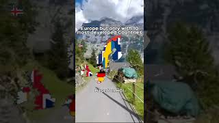 Europe but only with 10 most developed countries  