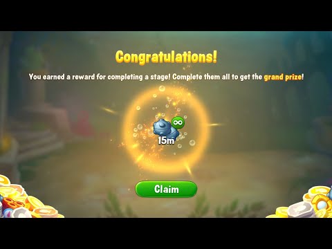 @Fishdom Hard Level 12256. Got FREE 15min 💣 Bomb