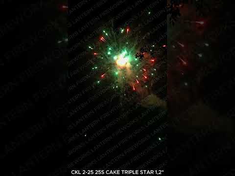 Triple star (25 shot) 1,2 inch - Lantern