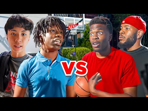 Rakai & Ray vs Davis & Chris 2V2 NSANE Basketball $1,000 WAGER!