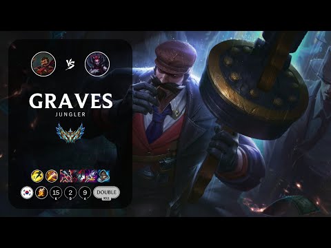 Graves Jungle vs Elise - KR Challenger Patch 13.4