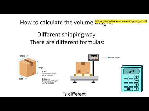 how to calculate the chargeable weight