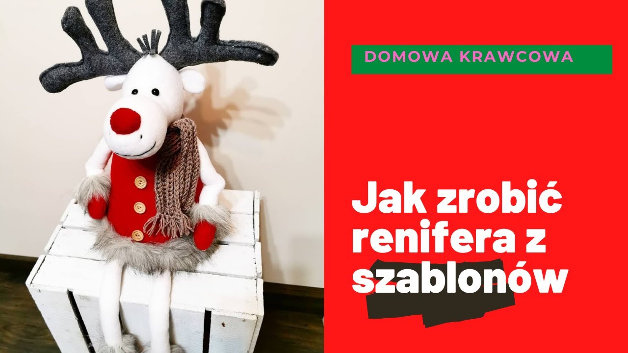 Jak uszyć renifera - diy
