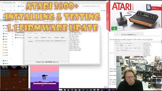 Atari 2600+ Firmware 1.1 Update Process & More Game Testing