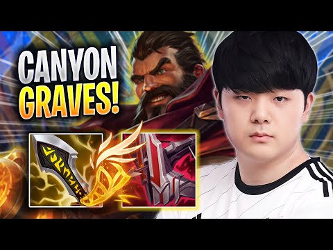 CANYON IS SO CRAZY WITH GRAVES! - DK Canyon Plays Graves JUNGLE vs Kindred! | Season 2023