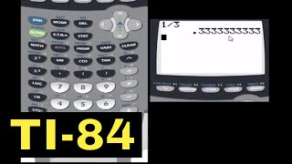 TI-84 Calculator - 08 - Convert between Fractions and Decimals