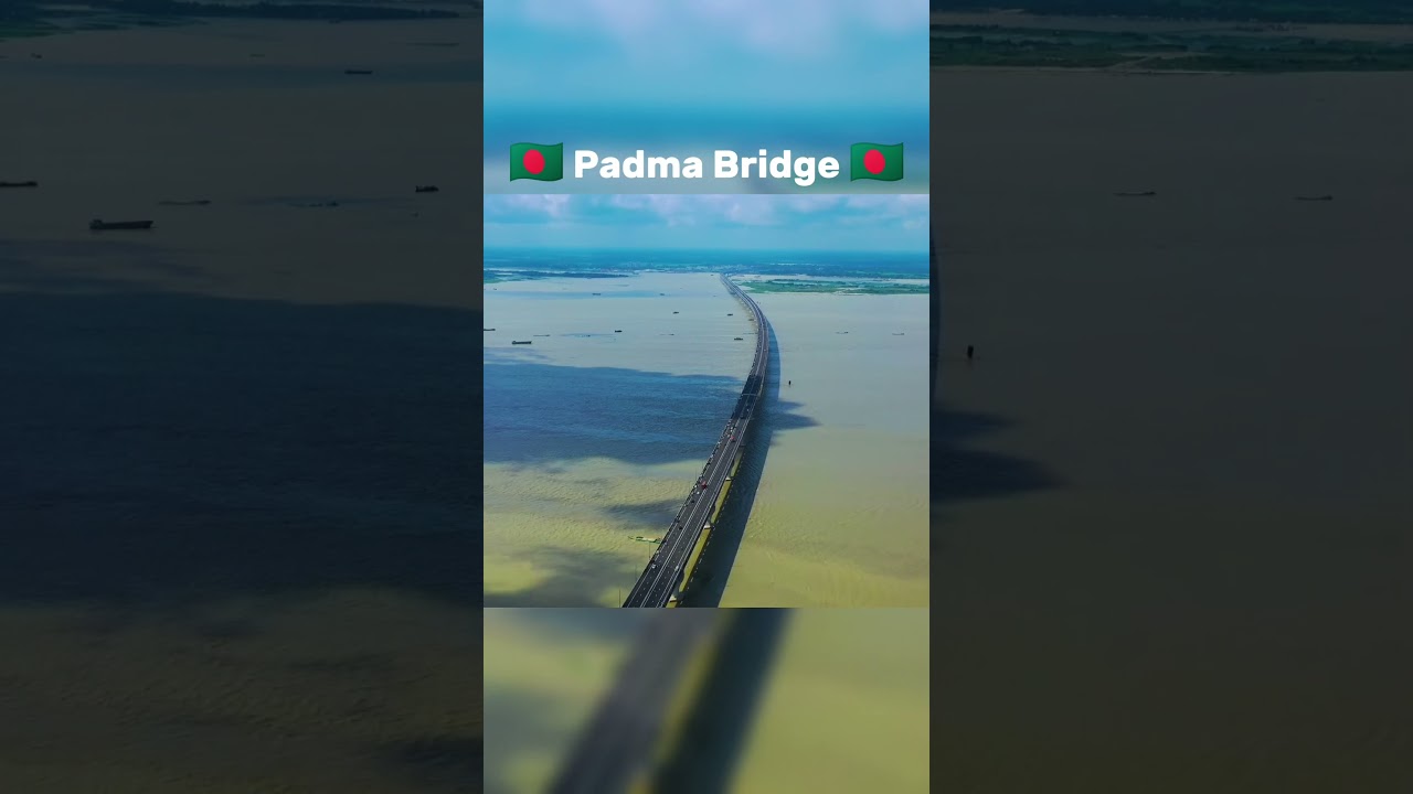 Padma Bridge 🇧🇩 Drone View - পদ্মা সেতু