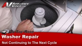 Whirlpool Washer Repair: Not Continuing to the Next Cycle — Lid Switch