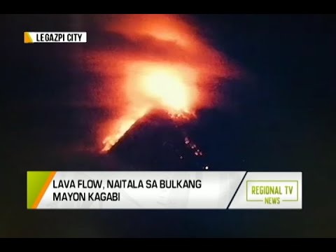 GMA Regional TV News: Lava Flow, Naitala sa Bulkang Mayon