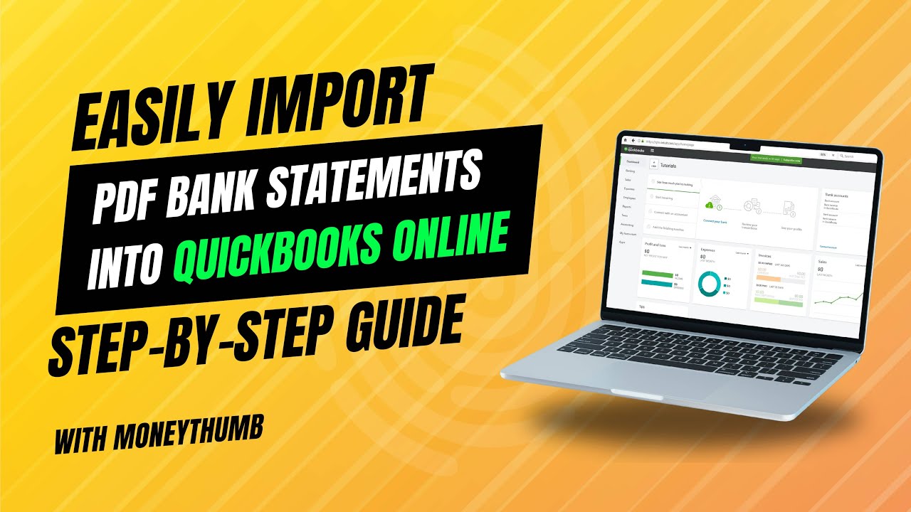 Easily Import PDF Bank Statements into QuickBooks Online: A Step-by-Step Guide