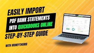 Import PDF Bank Statements into QuickBooks Online