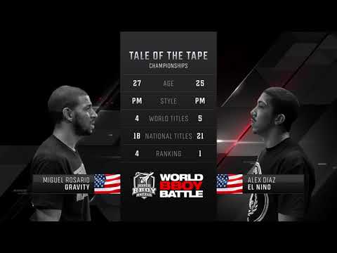 Bboy Gravity vs Bboy El Nino - World Bboy Battle Championships