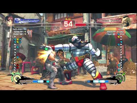 SSF4 AE Ver. 2012: ha5-meri [Fei Long] vs. aiote [Zangief] - PSN Ranked Match