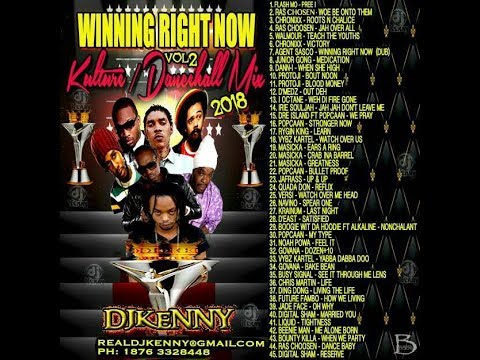 DJ KENNY WINNING RIGHT NOW KULCHA DANCEHALL MIX 2018 VOL 2. PROMO