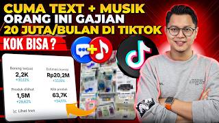 Download lagu CUMA TEXT   MUSIK, ORANG INI GAJIAN 20 JUTA PER BULAN DI TIKTOK, KOK BISA? mp3