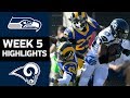 Seahawks vs. Rams | NFL Week 5 Game Highlights
