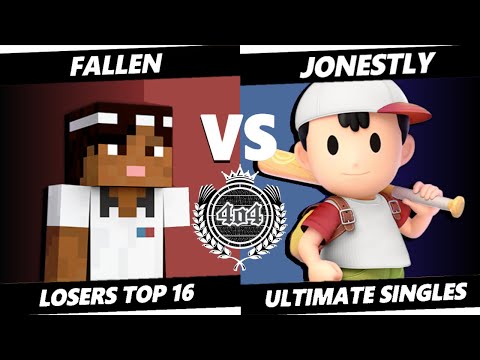 4o4 Smash Night 49 - BASED| Fallen (Steve) vs REAL| Jonestly (Ness) - Losers Top 16